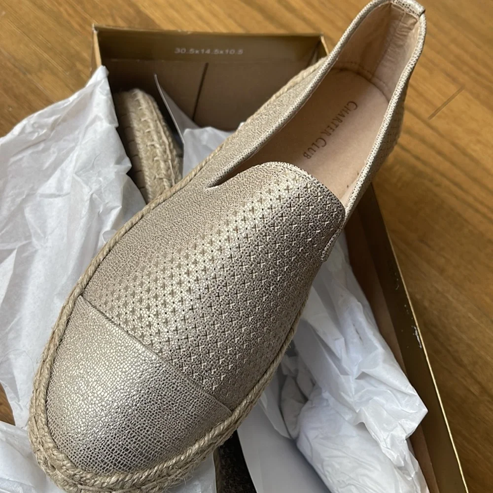 Perfect Charter Club espadrilles  8 1/2 WIDE